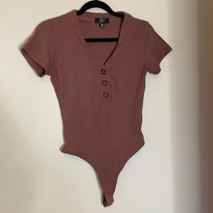 MISSGUIDED button up body suite